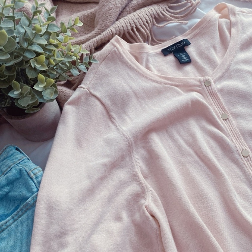 White House Black Market Pink Cardigan - Picture 11 of 16